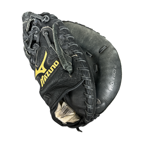 Vist Large View of Product Image Which is Used Mizuno POWER CLOSE Baseball Catchers Right Hand Throw Black 32"