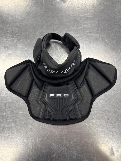 Vist Large View of Product Image Which is Used Bauer PRO NECK GUARD-JR Goalie Accessory