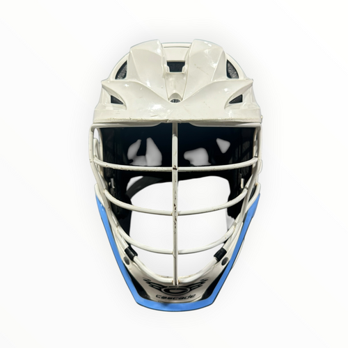 Vist Large View of Product Image Which is Used Cascade PRO7 Lacrosse Helmet White SM