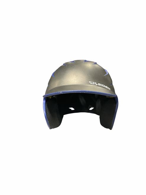 Vist Large View of Product Image Which is Used BoomBah BB HELMET GREY Batting Helmet No Mask Grey One Size