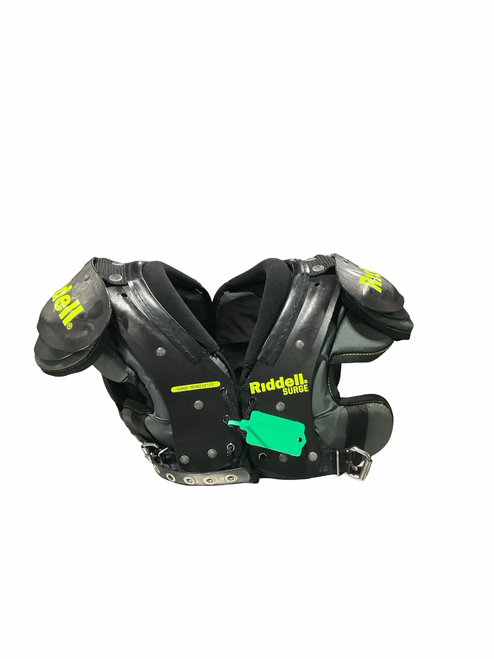 Vist Large View of Product Image Which is Used Riddell SURGE FB Shoulder Pads Black MD