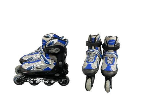 Vist Large View of Product Image Which is Used Mongoose V Senior Roller Quad Skates Black Adjustable