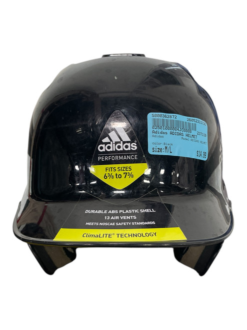 Vist Large View of Product Image Which is Used Adidas ADIDAS HELMET Batting Helmet No Mask Black M/L
