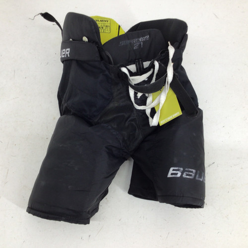 Vist Large View of Product Image Which is Used Bauer SUPREME S27 JR MD HOCKEY PANTS Junior Pant Black MD