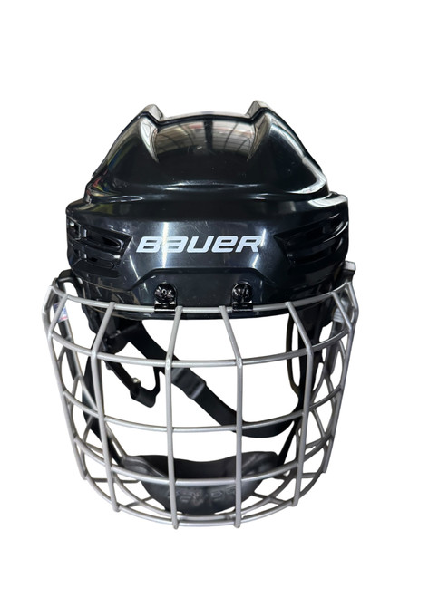 Vist Large View of Product Image Which is Used Bauer IMS 5.0 Helmet Cage Combo Black LG