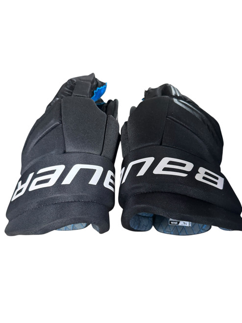 Vist Large View of Product Image Which is Used Bauer X Senior Gloves Black 14"