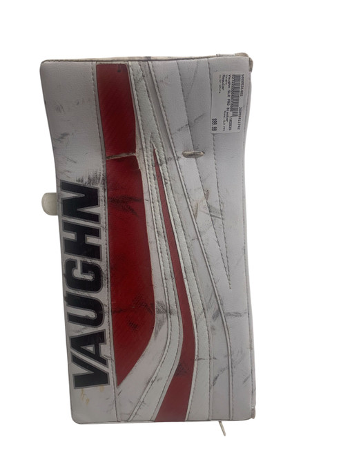 Vist Large View of Product Image Which is Used Vaughn SLR PRO Senior Goalie Blocker White
