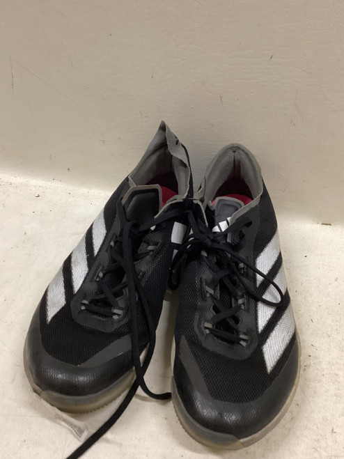 Vist Large View of Product Image Which is Used Adidas BB CLEATS BB/SB Cleats White And Gold Senior 9.5