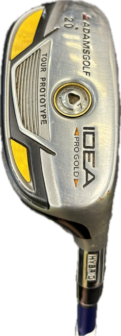 Vist Large View of Product Image Which is Used Adams Golf IDEA PRO GOLD Mens Hybrid Club RH 3 Hybrid