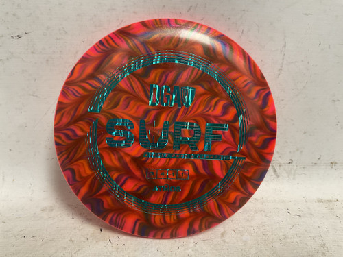 Vist Large View of Product Image Which is Used DGA ATMOS SURF Disc Golf Putter Pink 173g