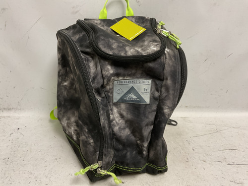 Vist Large View of Product Image Which is Used High Sierra Ski Boot Bag Black And Neon Green
