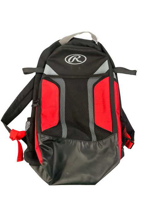 Vist Large View of Product Image Which is Used Rawlings BACKPACK BB/SB Player Backpack Black