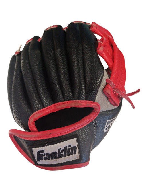 Vist Large View of Product Image Which is Used Franklin RTP BB/SB Glove T-ball Black 8"