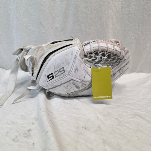 Vist Large View of Product Image Which is Used Bauer S29 Inter Goalie Catcher White