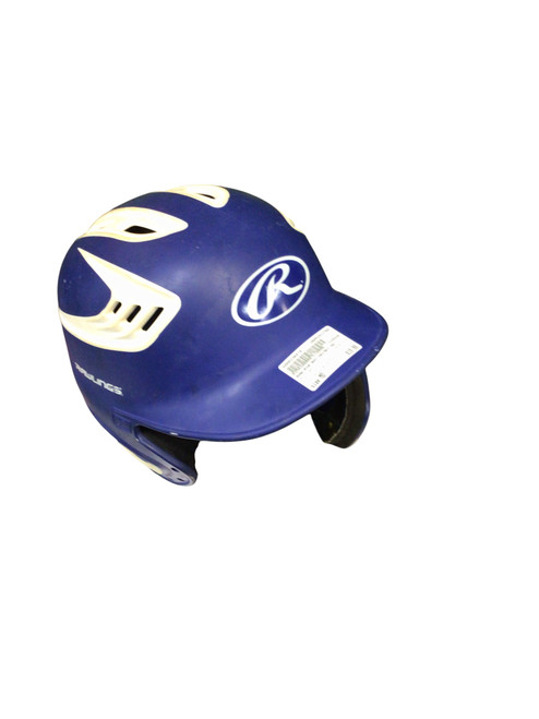 Vist Large View of Product Image Which is Used Rawlings R16 Batting Helmet No Mask Royal Blue MD