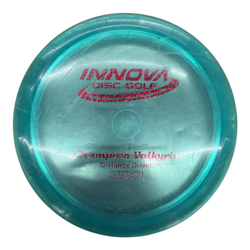 Vist Large View of Product Image Which is Used Innova CHAMPION VALKYRIE Disc Golf Driver Teal 169g