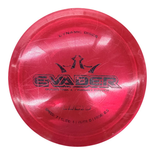 Vist Large View of Product Image Which is Used Dynamic Discs LUCID EVADER Disc Golf Driver Red 173g