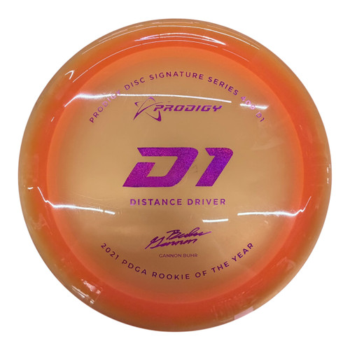 Vist Large View of Product Image Which is Used Prodigy 400 D1 Disc Golf Driver Orange 174g