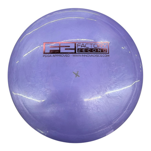 Vist Large View of Product Image Which is Used Innova F2 STAR MYSTERE Disc Golf Driver Purple 175g