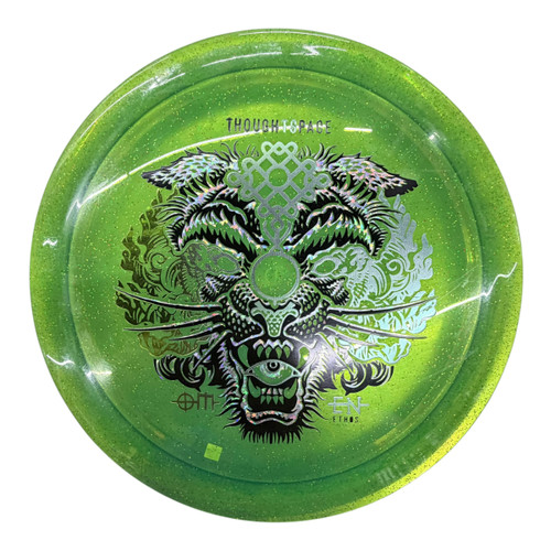 Vist Large View of Product Image Which is Used Thought Space Athletics ETHOS OMEN Disc Golf Driver Green 174g
