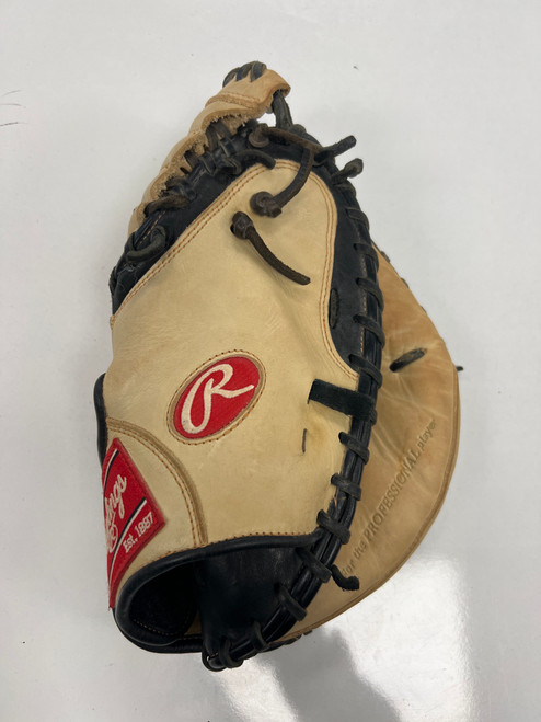 Vist Large View of Product Image Which is Used Rawlings GG ELITE BB/SB Catchers RH Throw Brown 33"
