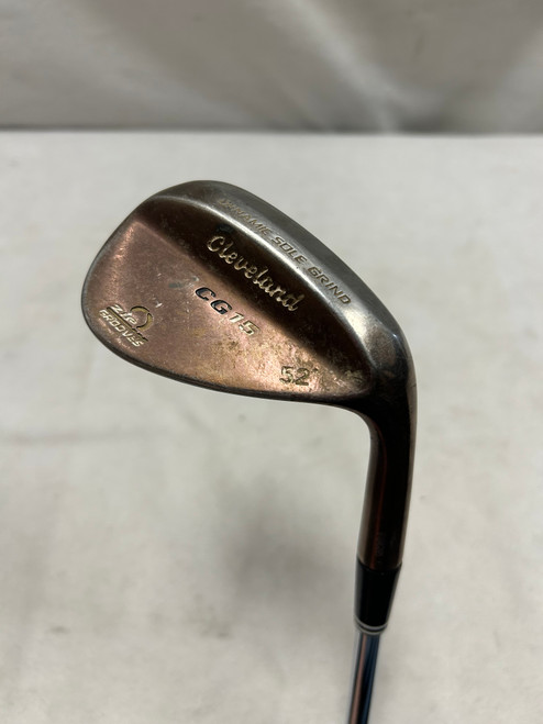Vist Large View of Product Image Which is Used Cleveland CG15 Golf Wedge Mens RH 52 Degree