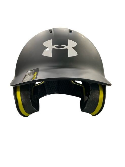 Vist Large View of Product Image Which is Used Under Armour BATTING HELMET Batting Helmet No Mask Black SM