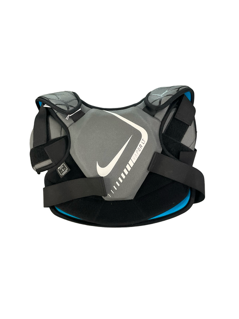Vist Large View of Product Image Which is Used Nike VAPOR LT Lacrosse Shoulder Pads Grey Youth