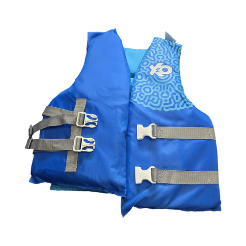 Vist Large View of Product Image Which is Used X2O YTH BOATING/FISHING PFD VEST Youth PFD Royal Blue Youth 50-90
