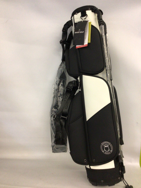 Vist Large View of Product Image Which is Used GHOST GOLF WEEKENDER OREO BAG Mens Stand Bag Black And White
