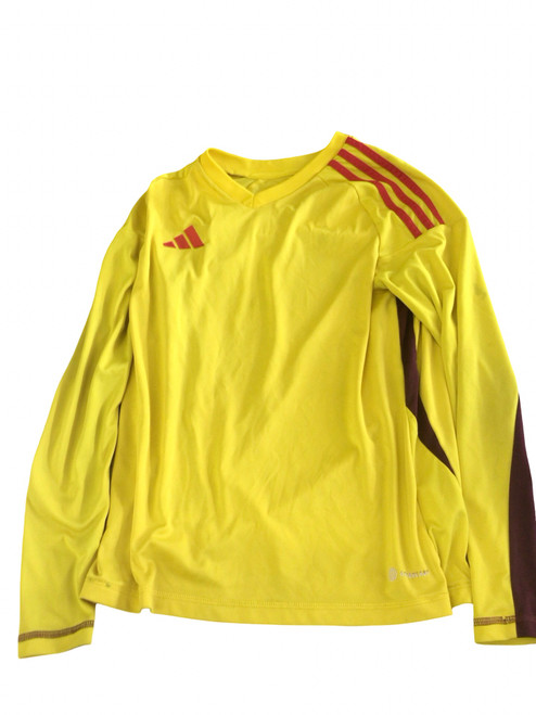 Vist Large View of Product Image Which is Used Adidas GOALIE SHIRT 13-14Y Soccer Goalie Top Yth Yellow MD