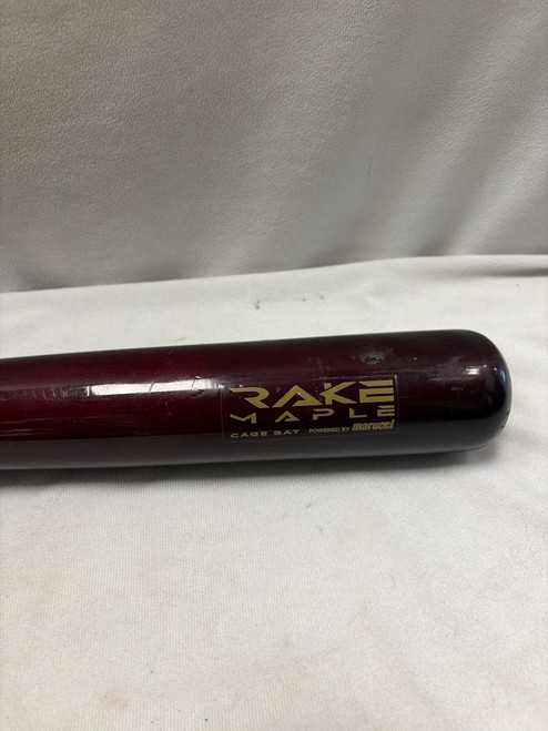 Vist Large View of Product Image Which is Used Marucci RAKE MAPLE CAGEBAT BB/SB Wood Bat 33"