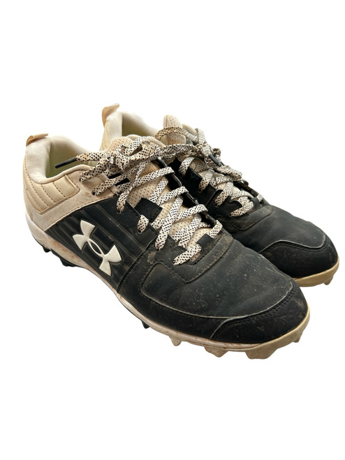 Vist Large View of Product Image Which is Used Under Armour BASEBALL CLEATS 8 BB/SB Cleats Black Senior 8