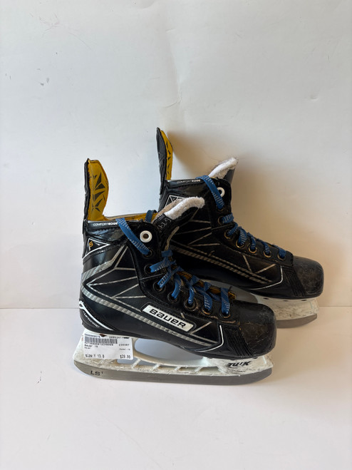 Vist Large View of Product Image Which is Used Bauer 1S Youth Hockey Skate Youth 13.0