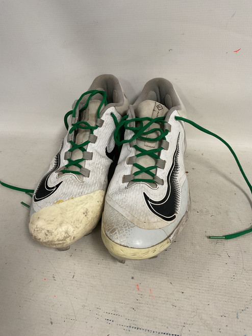 Vist Large View of Product Image Which is Used Nike ALPHA HUARACHE ELITE 4 LOW BB/SB Cleats White Senior 13