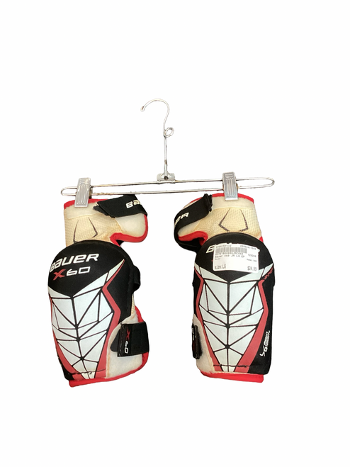 Vist Large View of Product Image Which is Used Bauer X60 Junior Elbow Pads LG