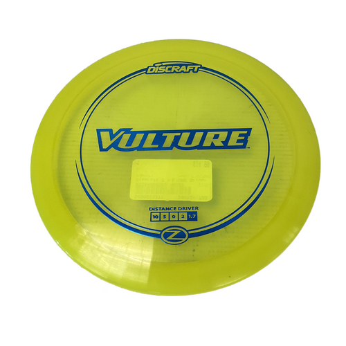 Vist Large View of Product Image Which is Used Discraft Z VULTURE Disc Golf Driver Yellow 175g