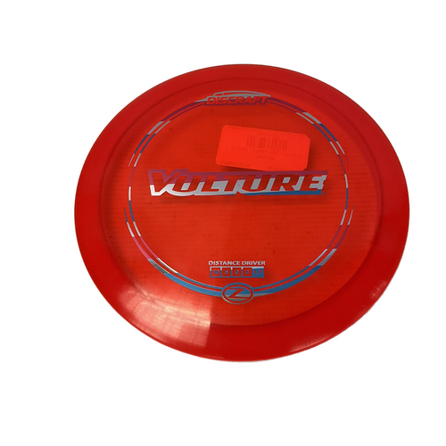 Vist Large View of Product Image Which is Used Discraft Z VULTURE Disc Golf Driver Red 175g