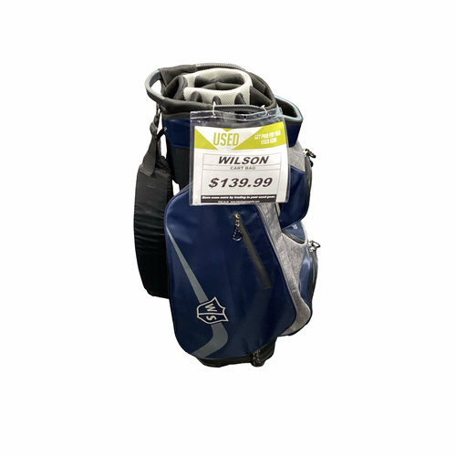 Vist Large View of Product Image Which is Used Wilson CART BAG Mens Cart Bag Navy Blue