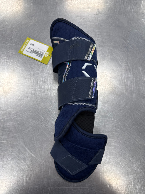 Vist Large View of Product Image Which is Used Evoshield BB/SB Shin/Foot Protector Navy Blue