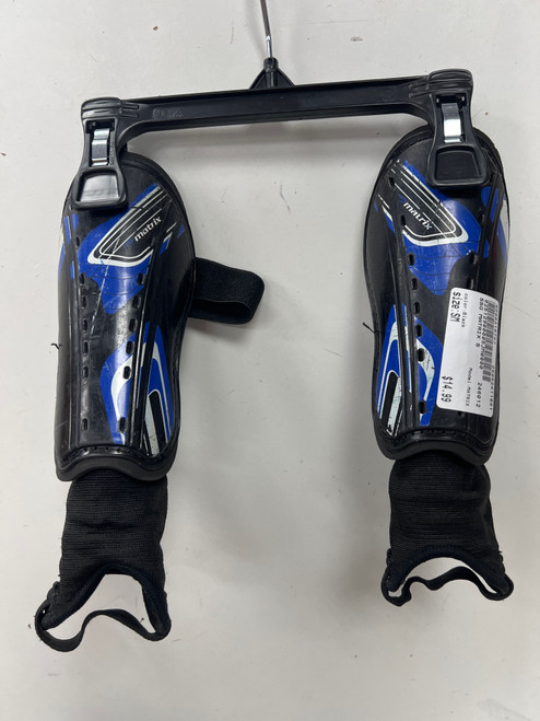Vist Large View of Product Image Which is Used MATRIX Soccer Shin Guards Youth Black SM