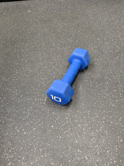 Vist Large View of Product Image Which is Used Hex Dumbbell (Each) 10 lb