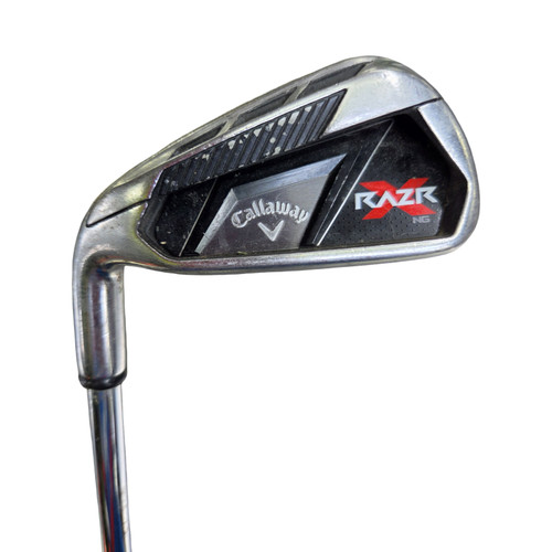 Vist Large View of Product Image Which is Used Callaway RAZR X IRON Mens Individual Iron LH 7 Iron