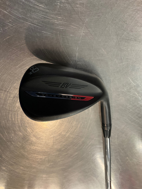 Vist Large View of Product Image Which is Used Titleist VOKEY DESIGN BLK 60 Golf Wedge Mens RH 60 Degree