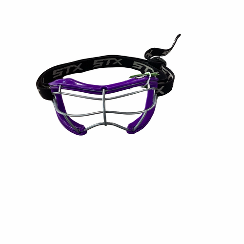 Vist Large View of Product Image Which is Used STX LAX GOGGLES Lacrosse Facial Protect Purple MD