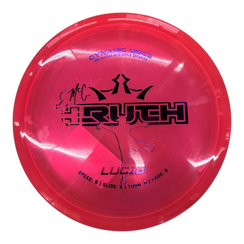 Vist Large View of Product Image Which is Used Dynamic Discs LUCID TRUTH Disc Golf Mid Range Red 178g