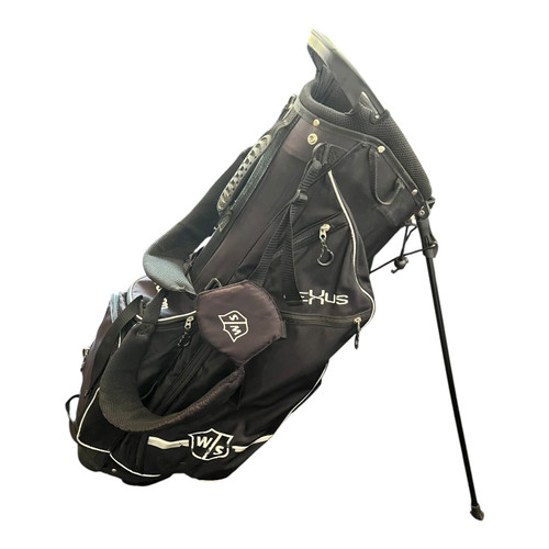Vist Large View of Product Image Which is Used Wilson STAND BAG Mens Stand Bag Black