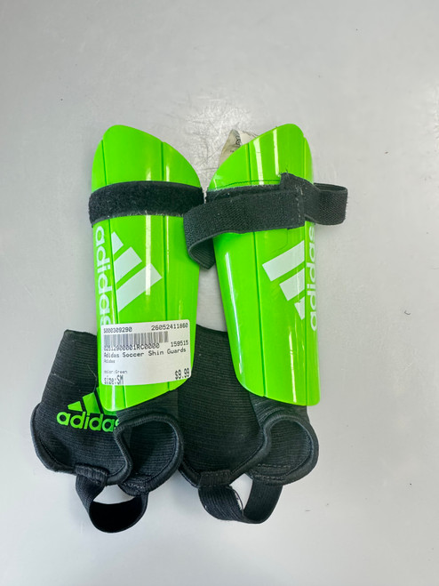 Vist Large View of Product Image Which is Used Adidas Soccer Shin Guards Youth Green SM