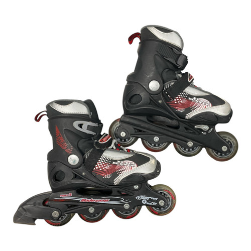 Vist Large View of Product Image Which is Used Bladerunner TWIST Junior Rec Fitness Skates Black Adjustable