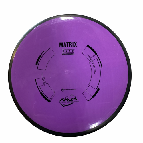 Vist Large View of Product Image Which is Used MVP MATRIX Disc Golf Mid Range Purple